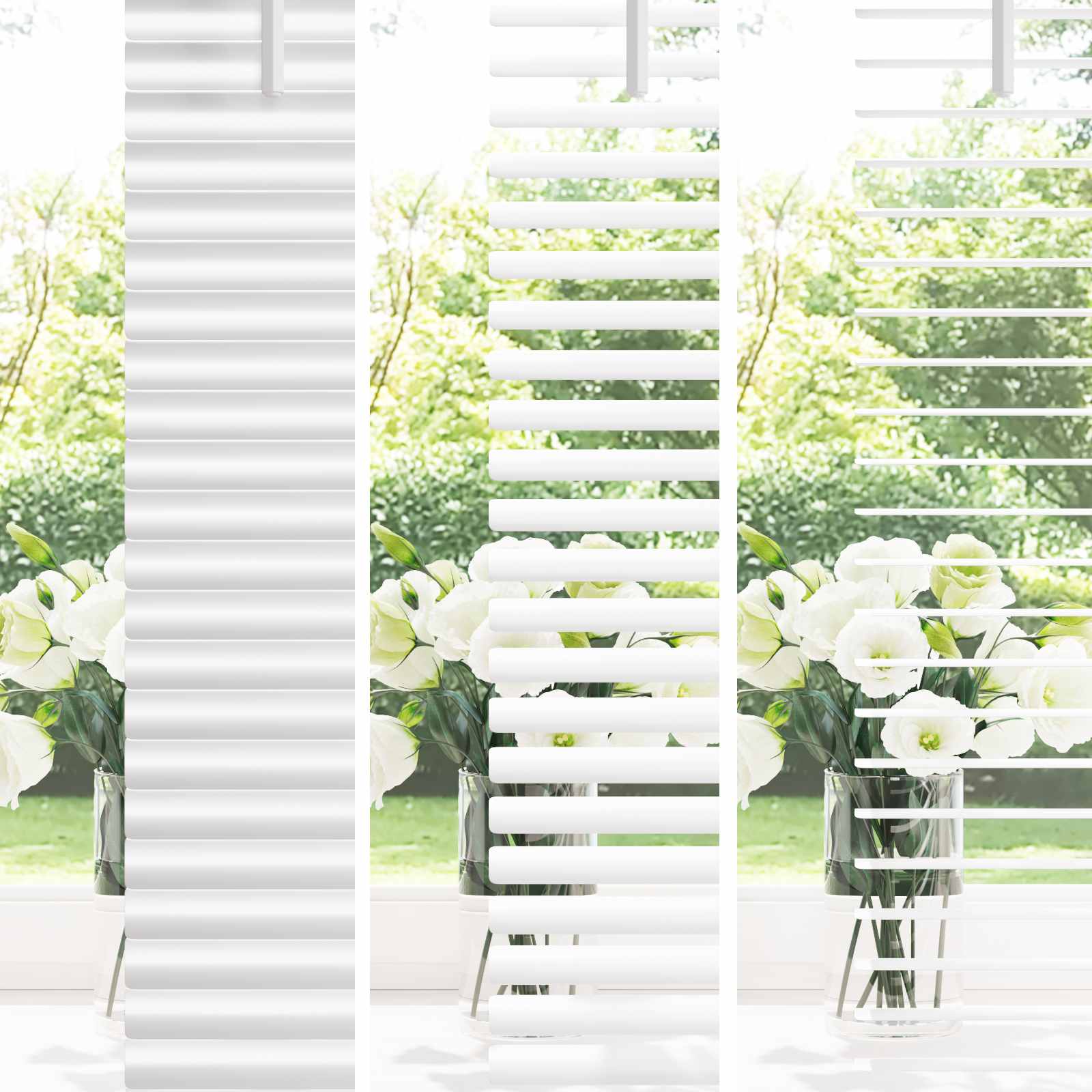 Vidaxx store vénitien orientable blanc 213 x 130 cm PVC