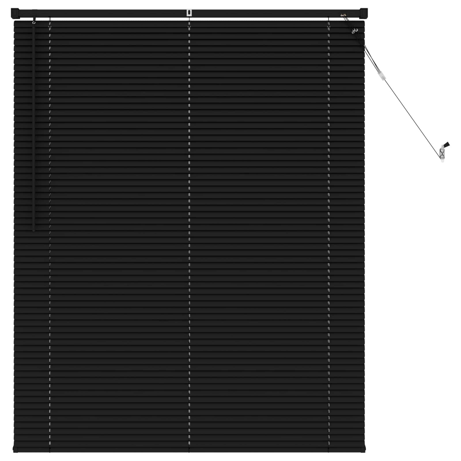 Vidaxx store vénitien réglable noir 150 x 110 cm PVC