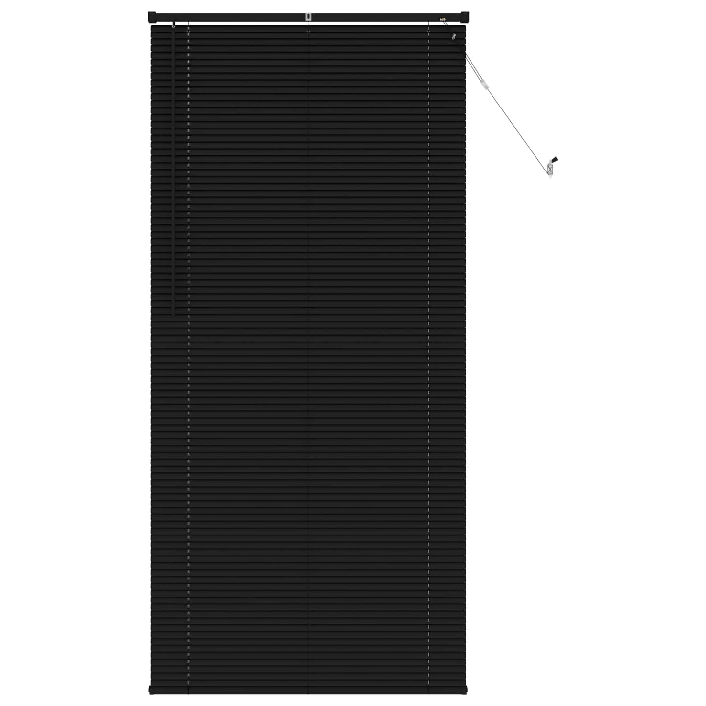 Vidaxx store vénitien réglable noir 213 x 100 cm PVC