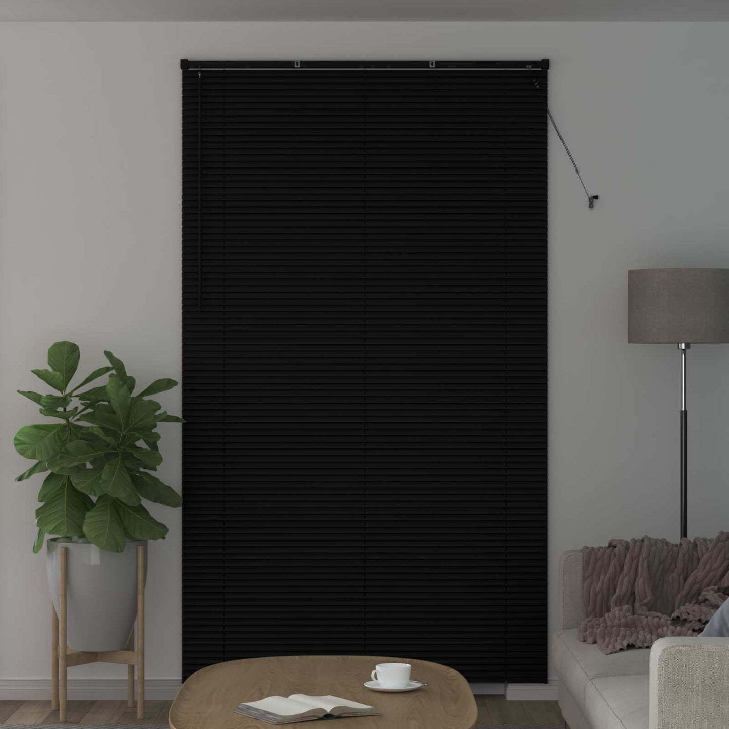 Vidaxx store vénitien réglable noir 213 x 160 cm PVC