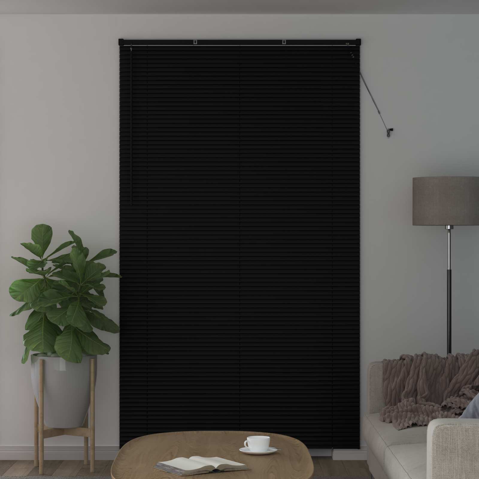 Vidaxx store vénitien réglable noir 213 x 160 cm PVC