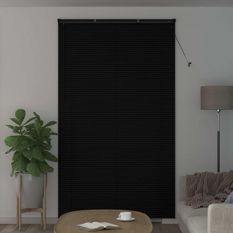 Vidaxx store vénitien réglable noir 213 x 160 cm PVC