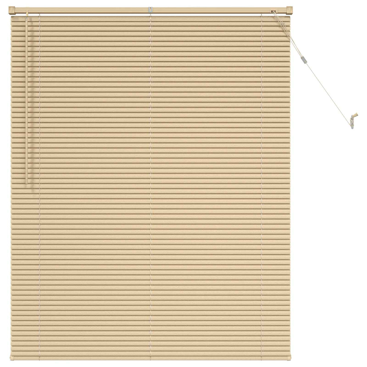 Vidaxx store vénitien marron clair avec motif 150 x 120 cm PVC