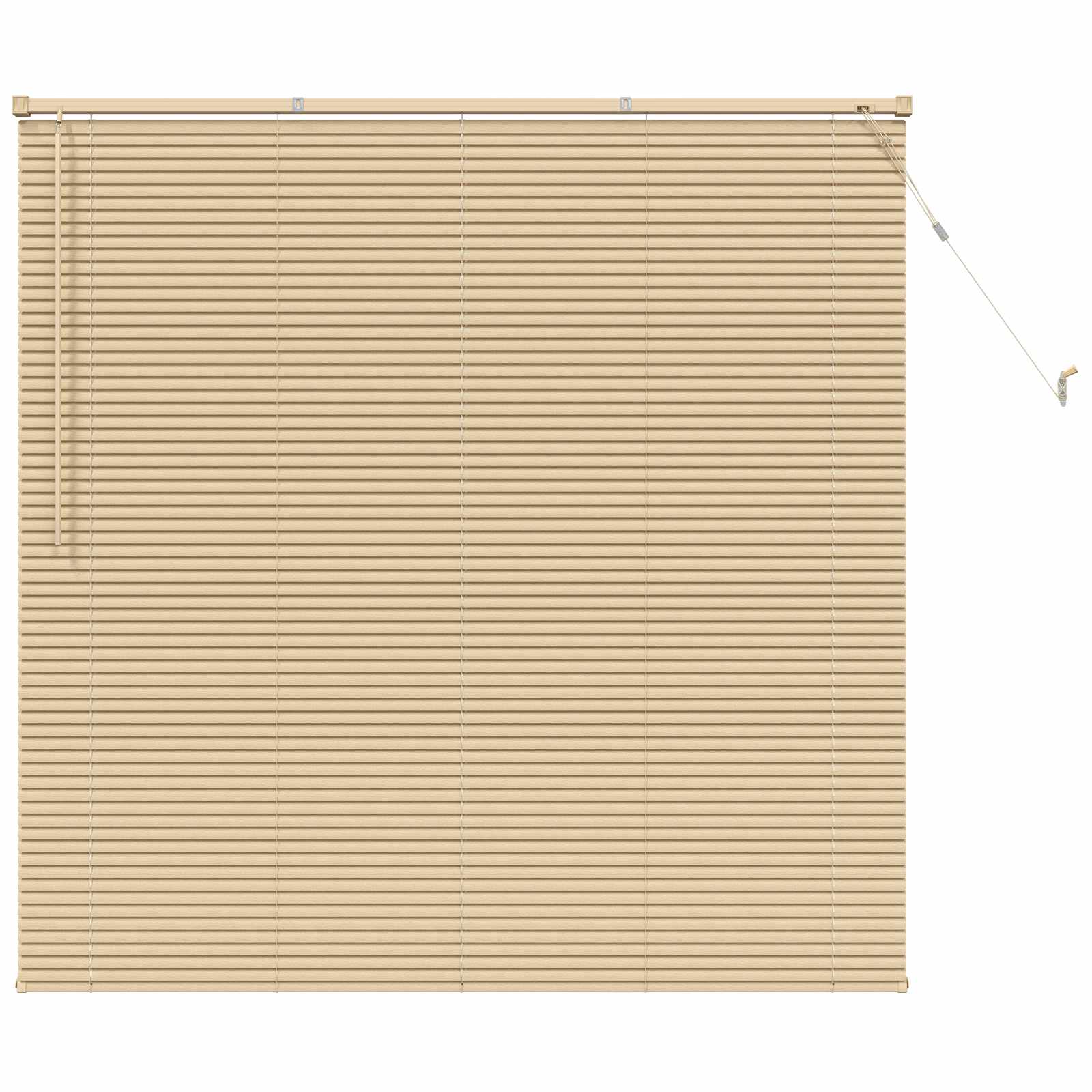 Vidaxx store vénitien marron clair avec motif 150 x 130 cm PVC