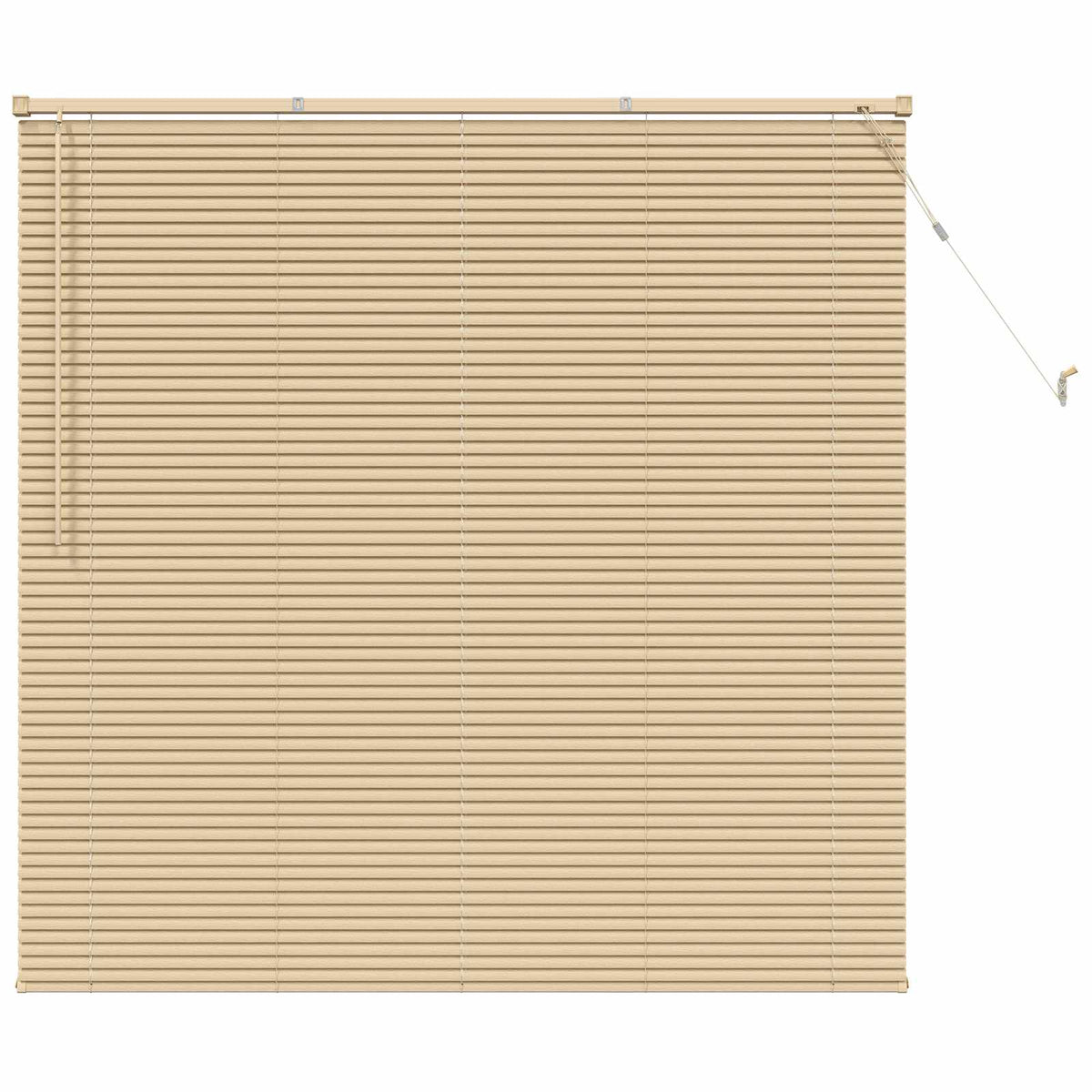 Vidaxx store vénitien marron clair avec motif 150 x 150 cm PVC