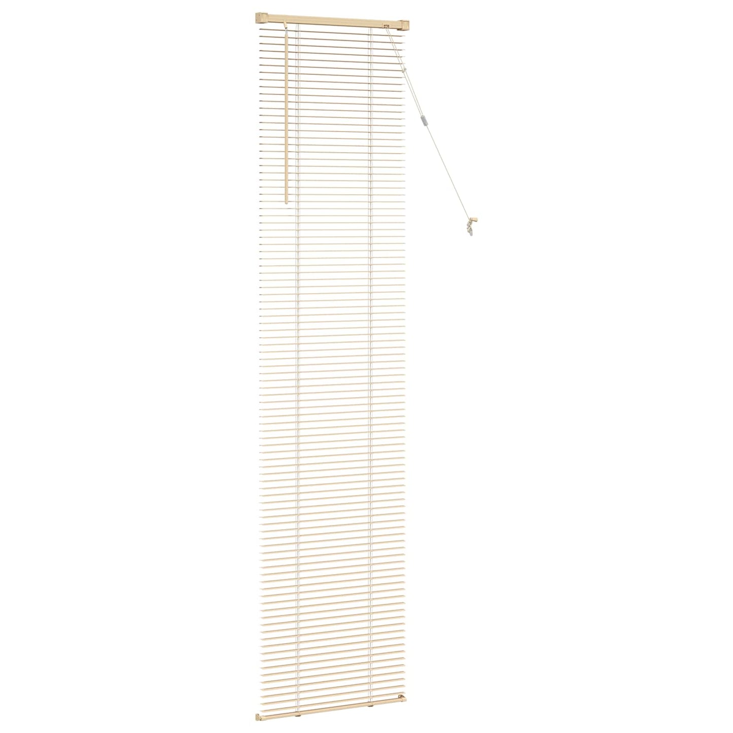 Vidaxx store vénitien marron clair avec motif 213 x 40 cm PVC