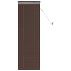 Vidaxx store vénitien marron foncé avec motif 150 x 60 cm PVC