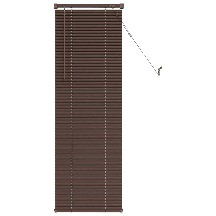 Vidaxx store vénitien marron foncé avec motif 150 x 60 cm PVC