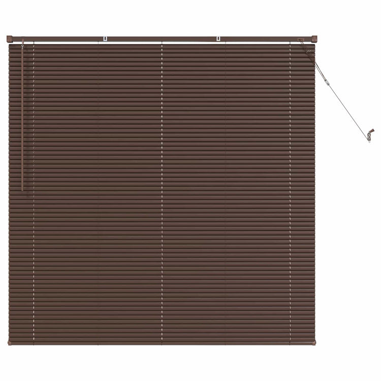 Vidaxx store vénitien marron foncé avec motif 150 x 130 cm PVC