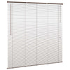 Vidaxx store vénitien marron foncé avec motif 150 x 150 cm PVC
