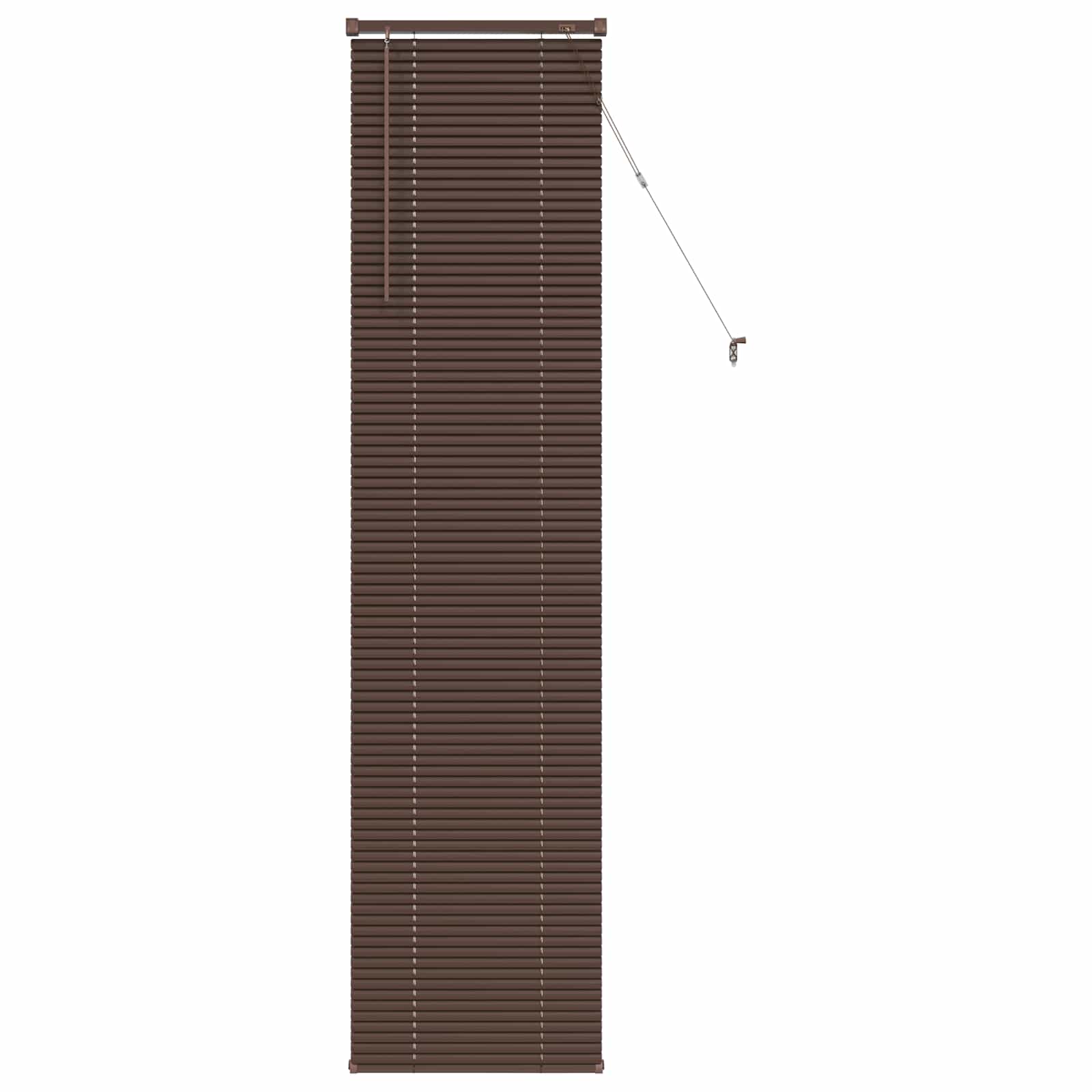 Vidaxx store vénitien marron foncé avec motif 213 x 40 cm PVC
