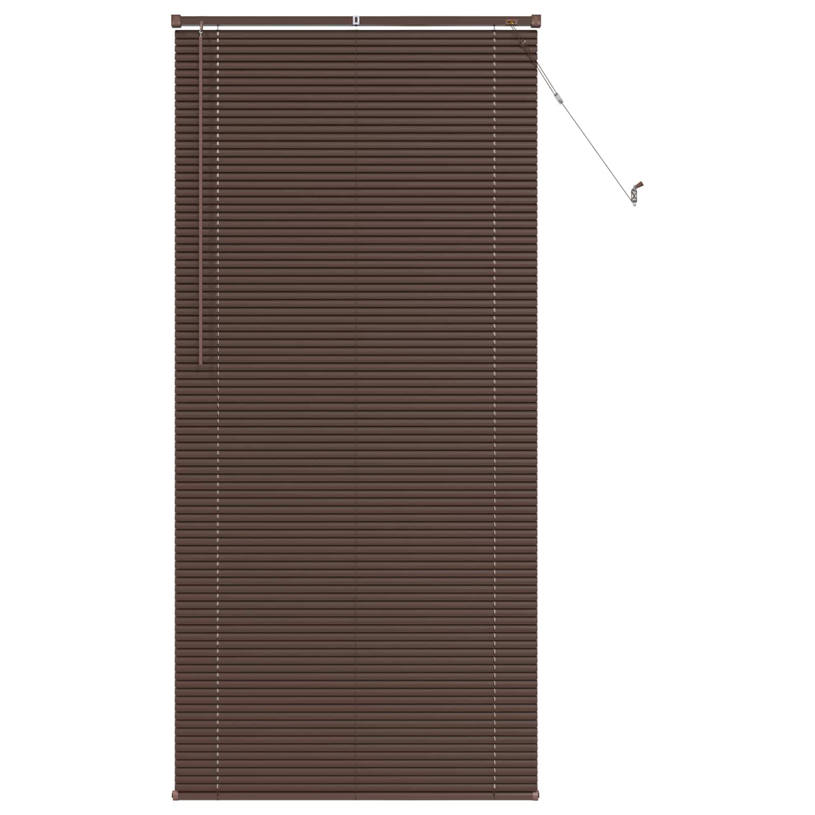 Vidaxx store vénitien marron foncé avec motif 213 x 90 cm PVC