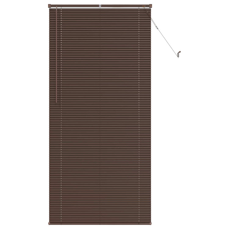 Vidaxx store vénitien marron foncé avec motif 213 x 90 cm PVC