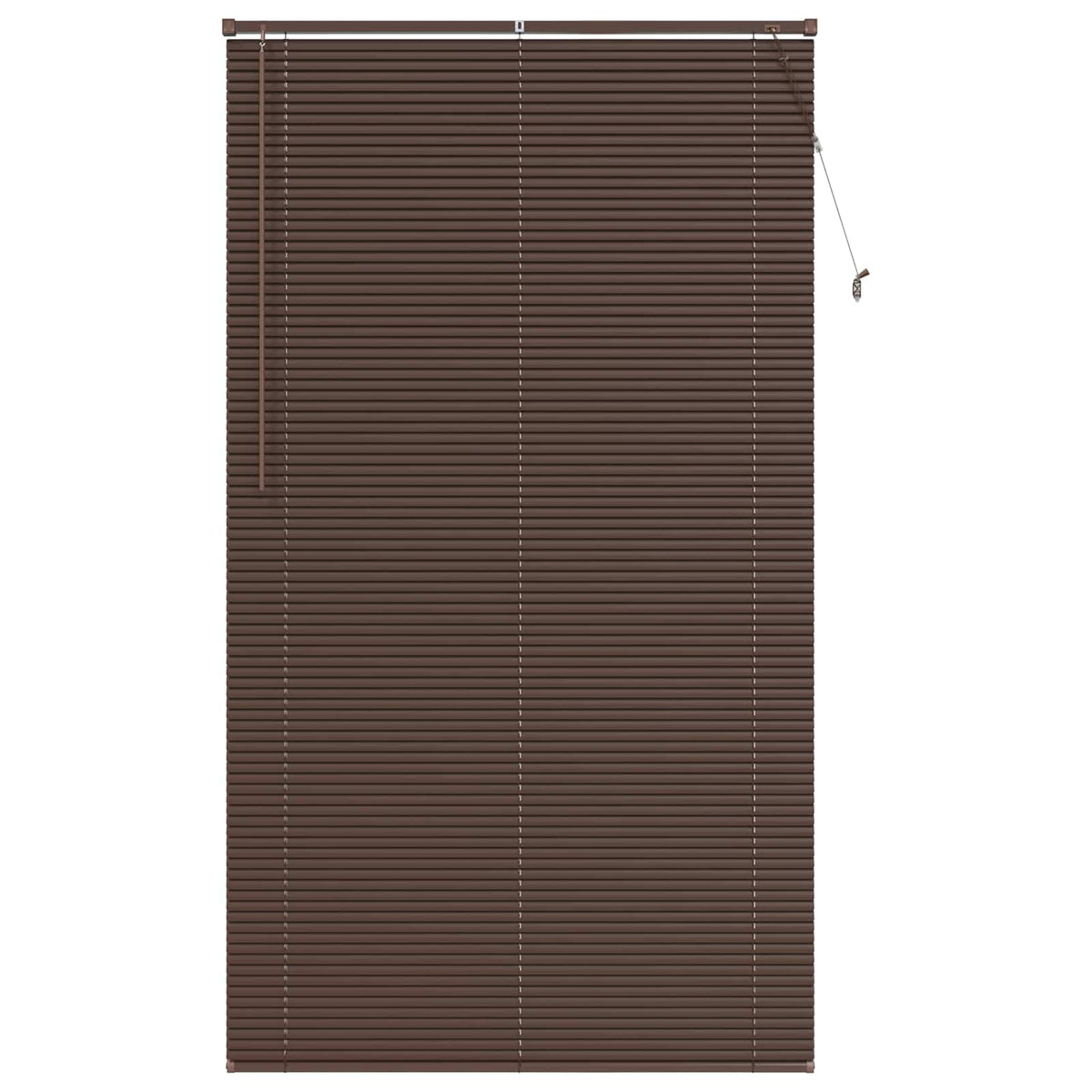 Vidaxx store vénitien marron foncé avec motif 213 x 120 cm PVC