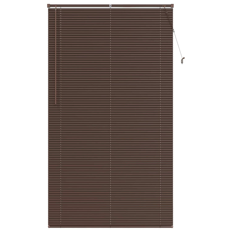 Vidaxx store vénitien marron foncé avec motif 213 x 120 cm PVC