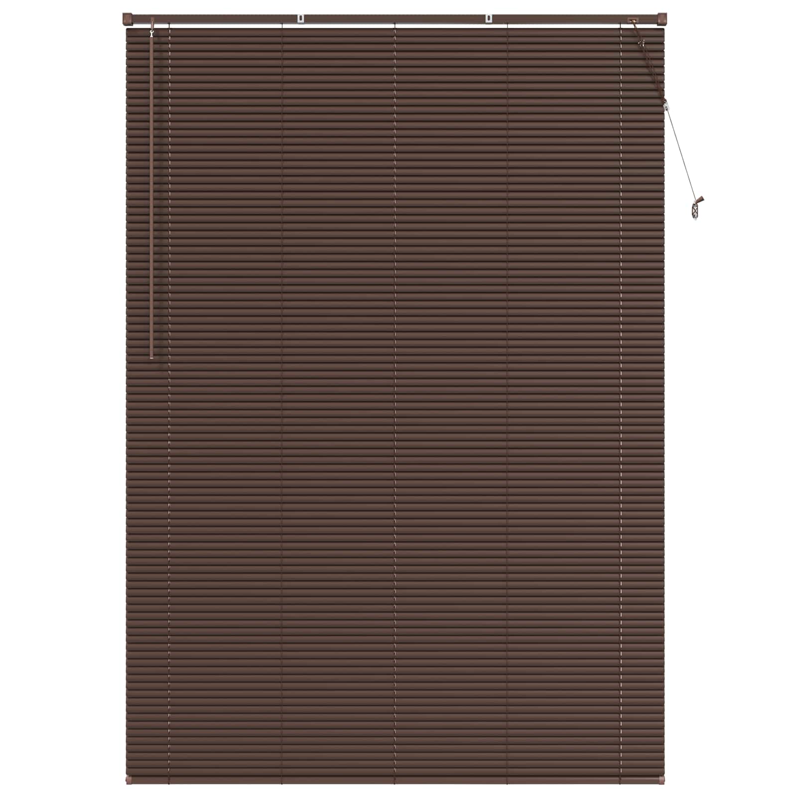 Vidaxx store vénitien marron foncé avec motif 213 x 130 cm PVC