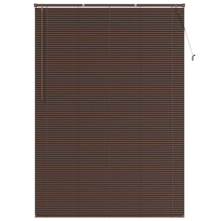 Vidaxx store vénitien marron foncé avec motif 213 x 130 cm PVC