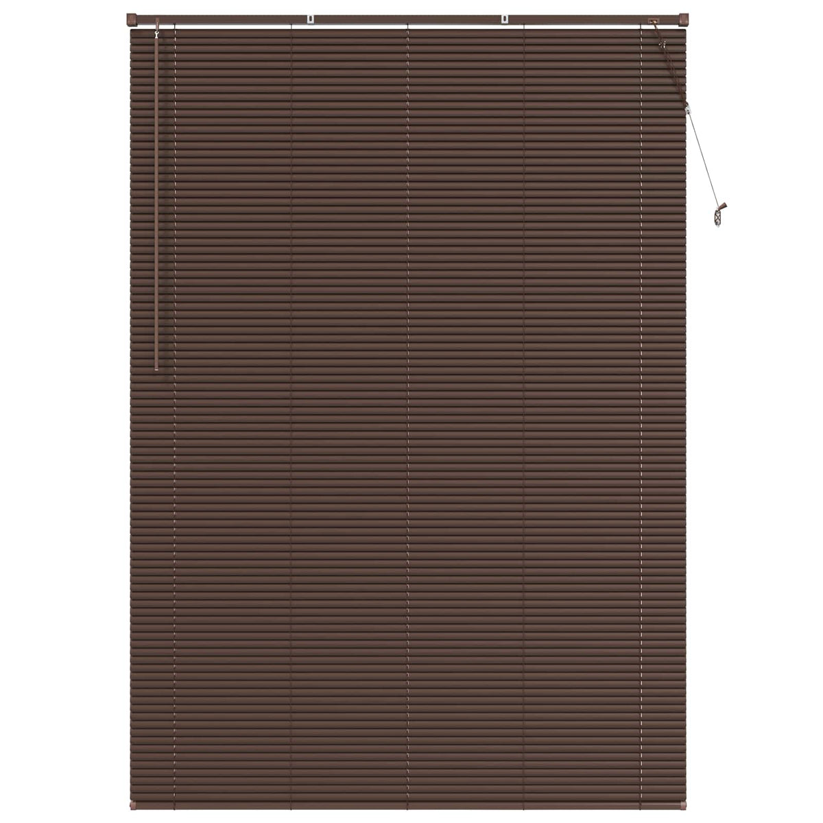 Vidaxx store vénitien marron foncé avec motif 213 x 140 cm PVC