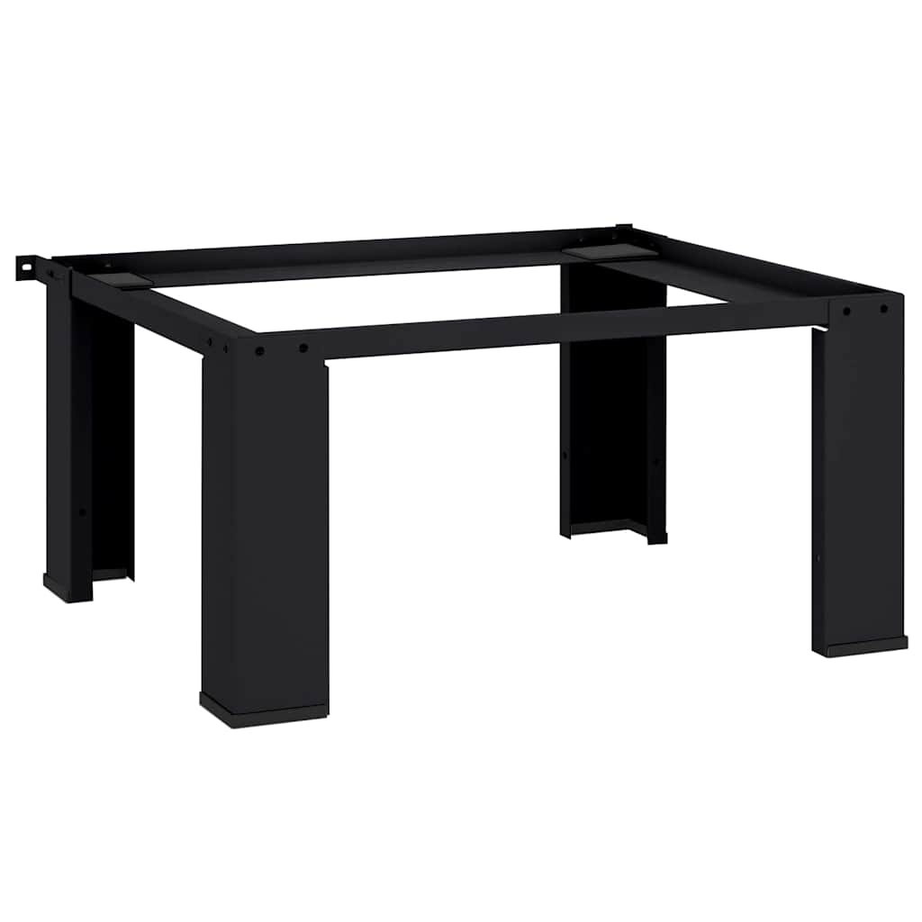 Vidaxx socle pour machine à laver noir 64 x 55 x 32,5 cm acier