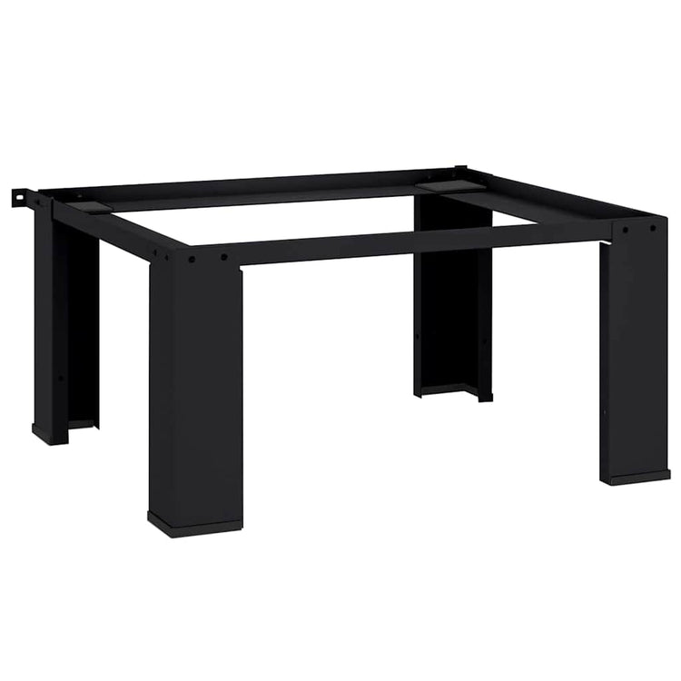 Vidaxx socle pour machine à laver noir 64 x 55 x 32,5 cm acier