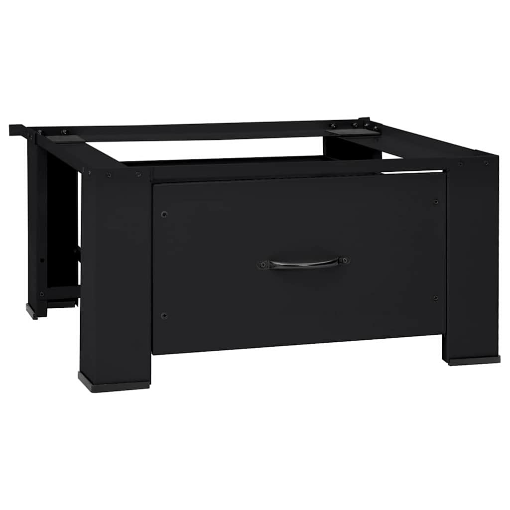 Vidaxx socle pour machine à laver noir 64 x 55 x 32,5 cm acier