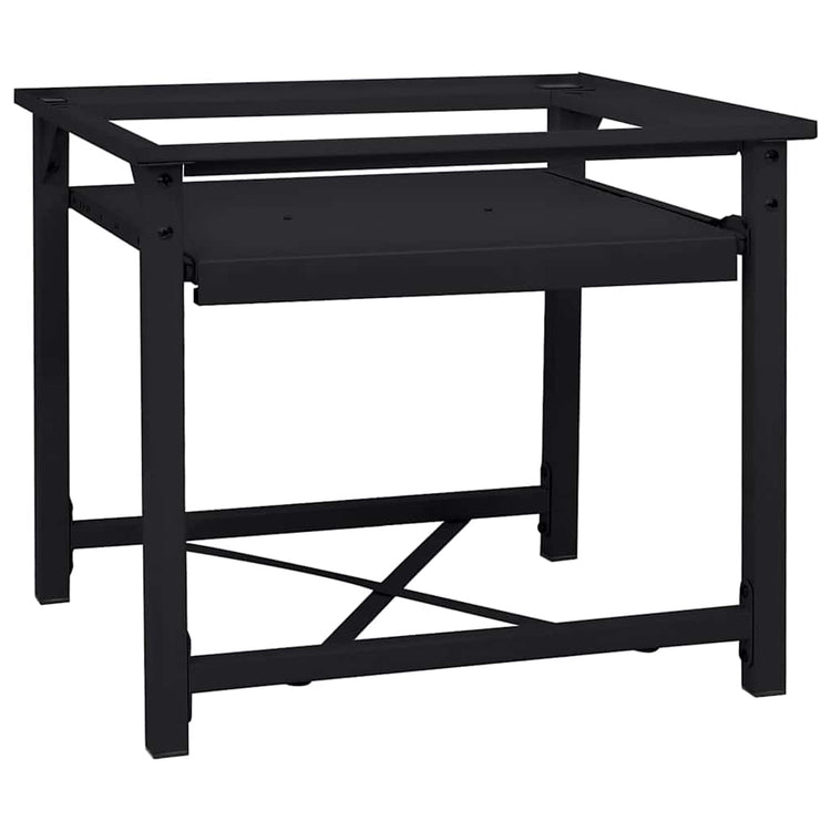 Vidaxx socle pour machine à laver noir 60 x 56 x 52 cm acier