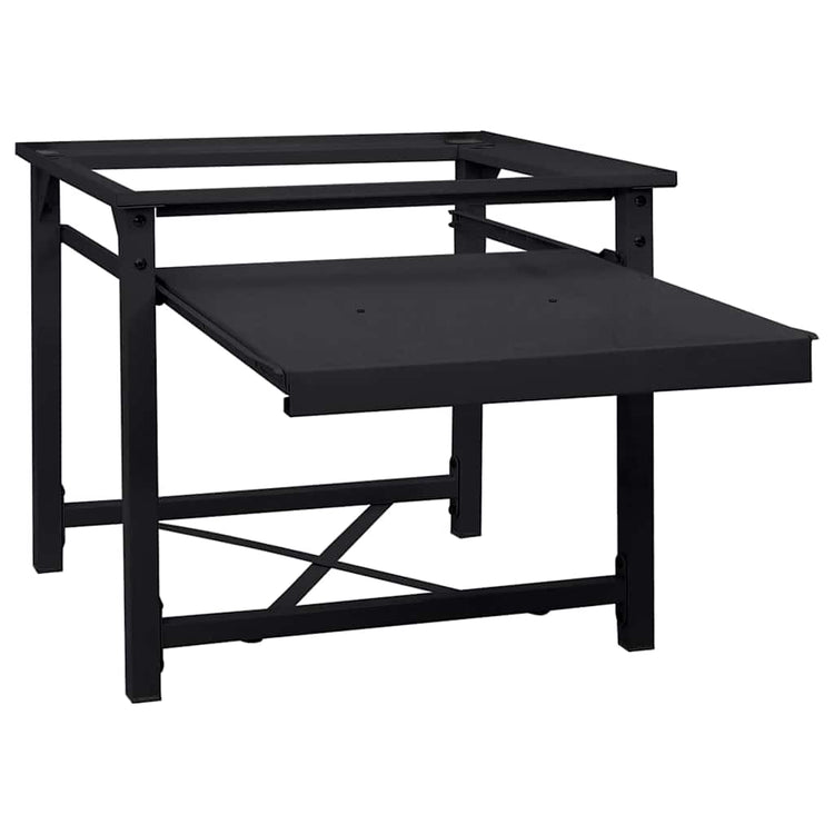 Vidaxx socle pour machine à laver noir 60 x 56 x 52 cm acier