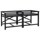 Vidaxx socle pour machine à laver 2 pcs noir 120 x 56 x 52 cm acier