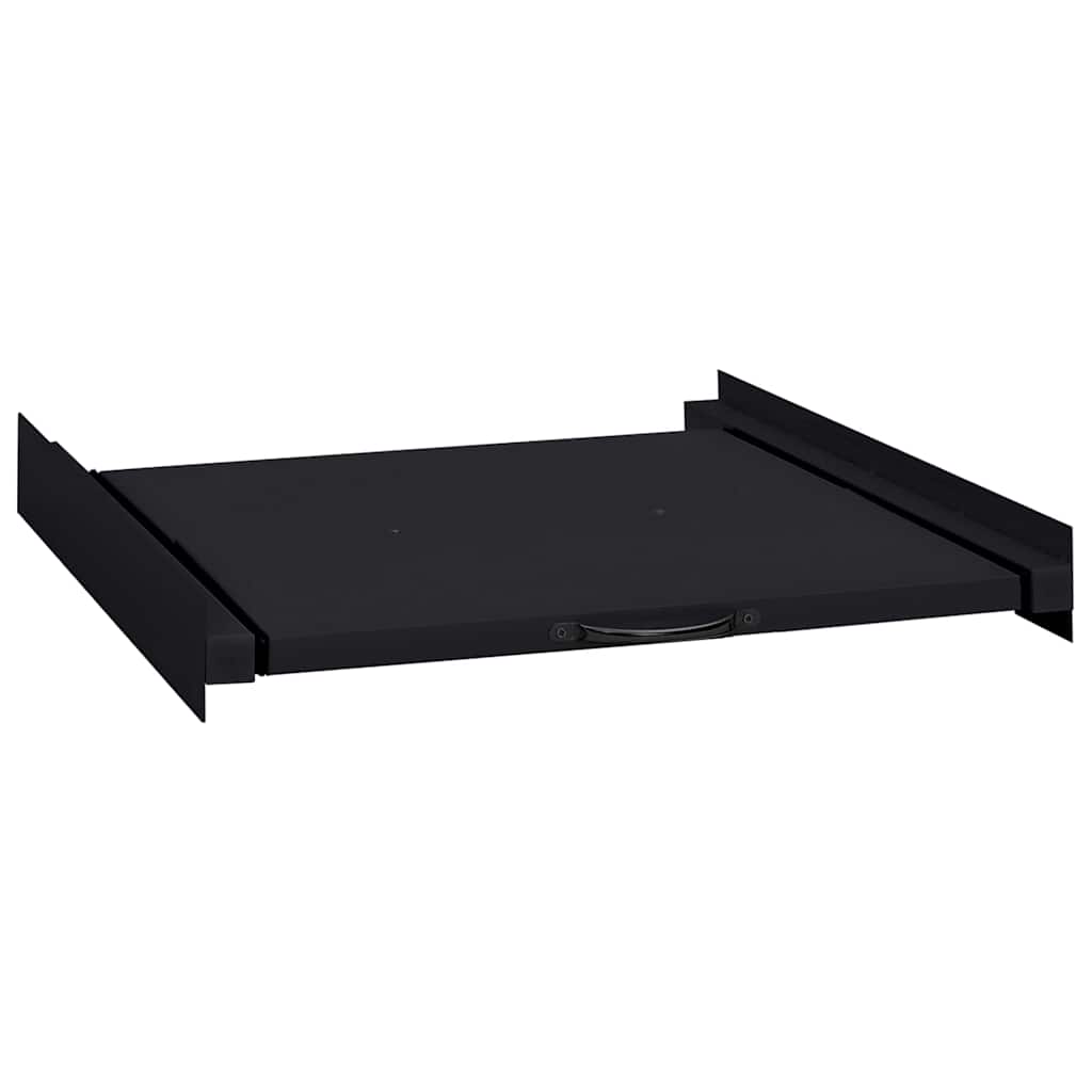 Vidaxx étagère intermédiaire pour machine à laver noir 60 x 60 x 8 cm en acier