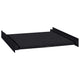 Vidaxx étagère intermédiaire pour machine à laver noir 60 x 60 x 8 cm en acier
