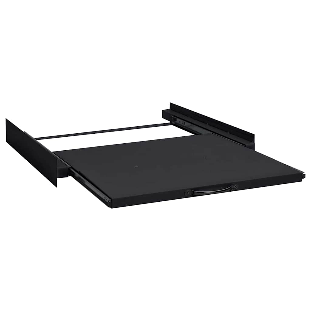 Vidaxx étagère intermédiaire pour machine à laver noir 60 x 60 x 8 cm en acier