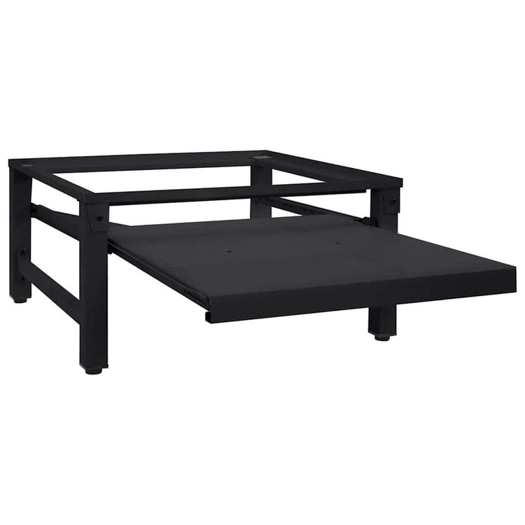 Vidaxl socle pour machine à laver noir 62 x 60,5 x 32,5 cm acier