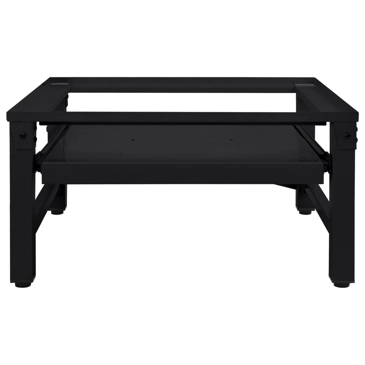 Vidaxl socle pour machine à laver noir 62 x 60,5 x 32,5 cm acier