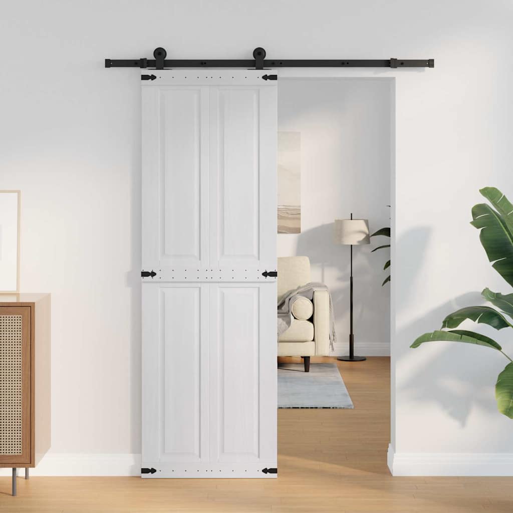 Vidaxx porte corona blanc 70 x 210 cm bois d'ingénierie