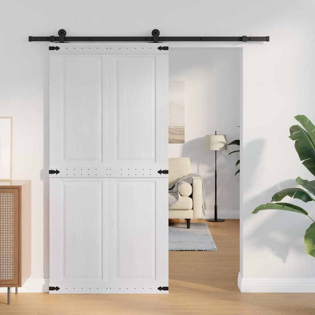 Vidaxx porte corona blanc 100 x 210 cm bois d'ingénierie