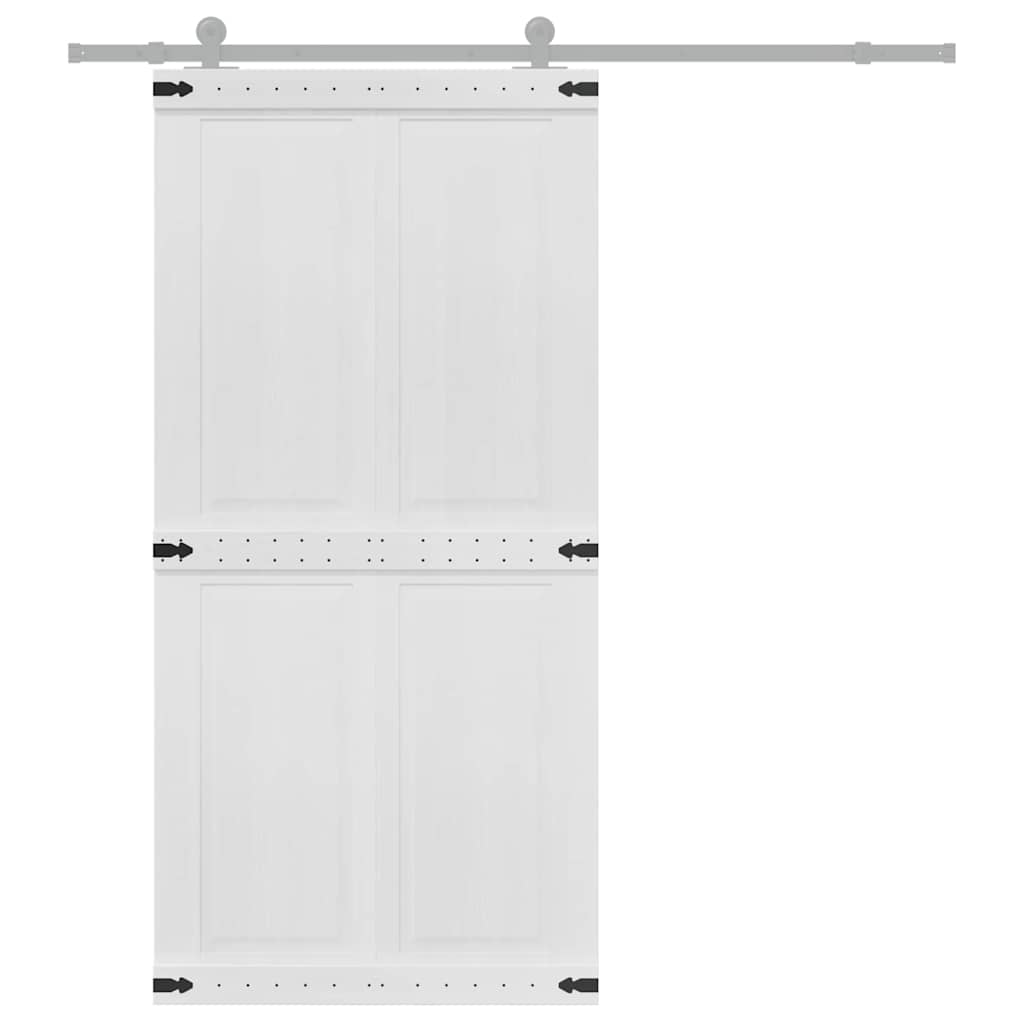 Vidaxx porte corona blanc 100 x 210 cm bois d'ingénierie