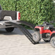 Vidaxl rampe moto 680 kg 2 pcs noir 222 x 28 x 5 cm aluminium