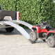 Vidaxl rampe de moto 680 kg 2 pcs argent 205 x 28 x 5 cm aluminium