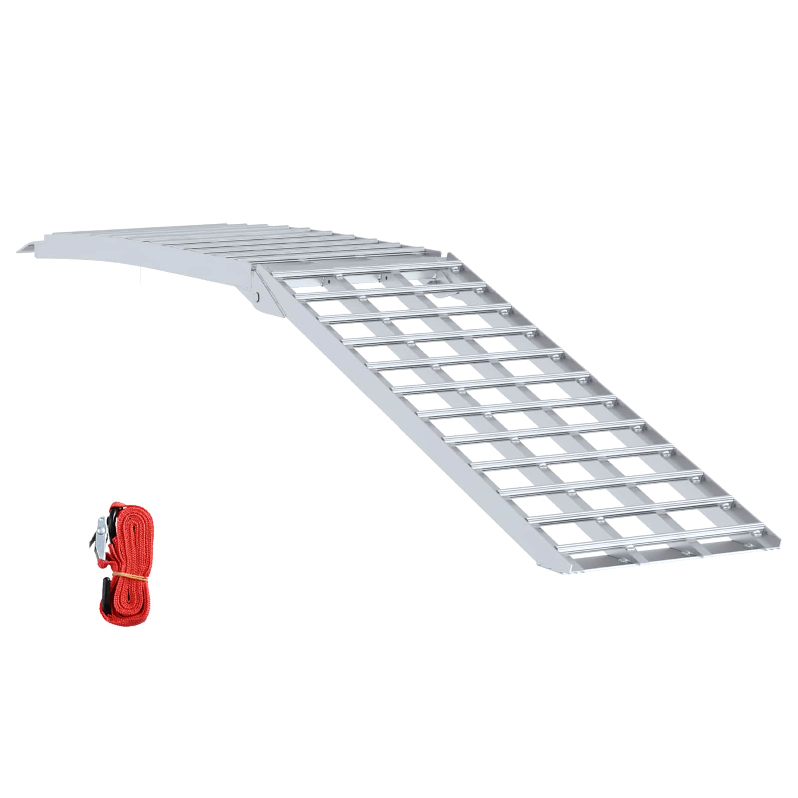 Vidaxl rampe moto 680 kg argent 230 x 44 x 5 cm aluminium