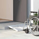 Vidaxx rampe pour fauteuil roulant 270 kg argent 62 x 73 x 5 cm aluminium
