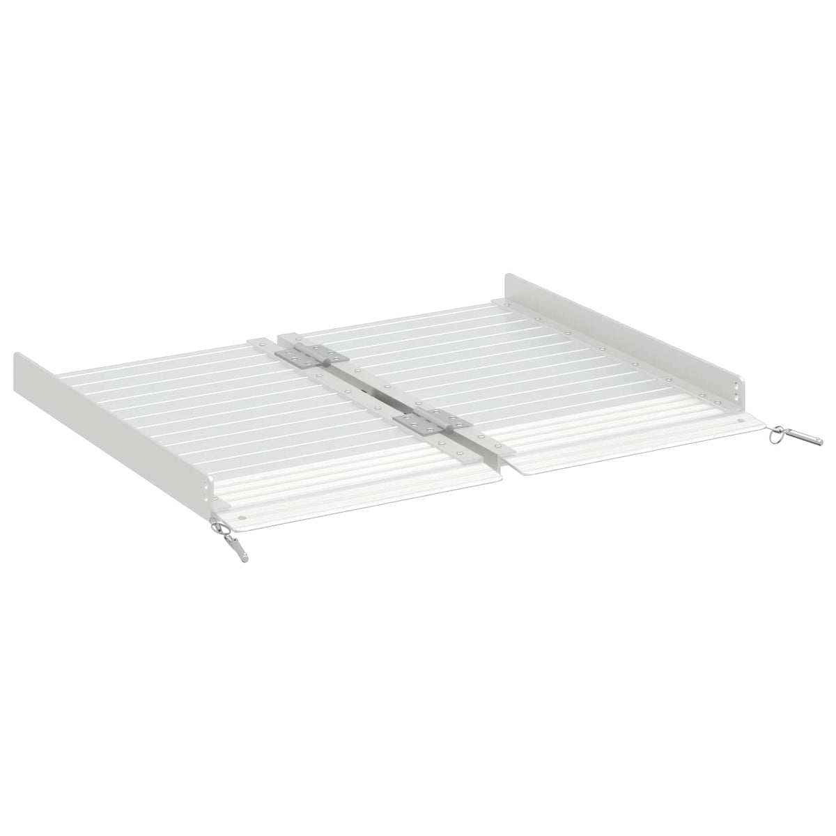 Vidaxx rampe pour fauteuil roulant 270 kg argent 62 x 73 x 5 cm aluminium