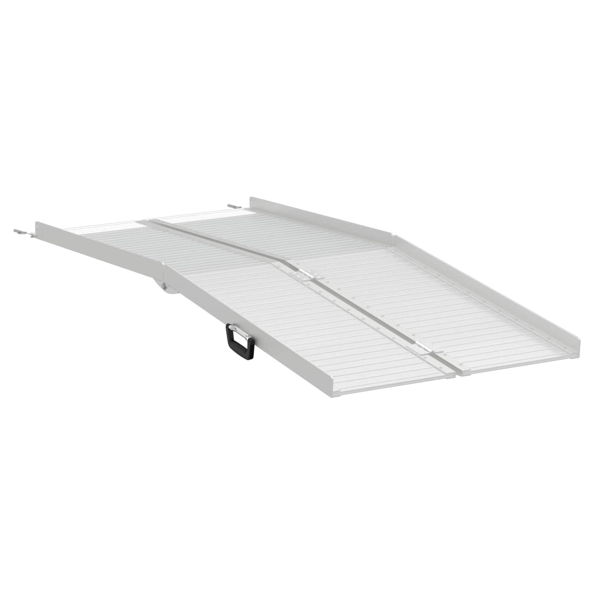 VidaXL rampe pour fauteuil roulant 270 kg argent 92 x 73 x 5 cm aluminium