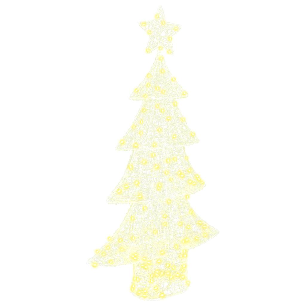 Vidaxx Sapin de Noël avec 160 LED blanc chaud 150 cm acrylique