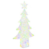 VidaXL Sapin de Noël avec 240 LED multicolore 180 cm acrylique