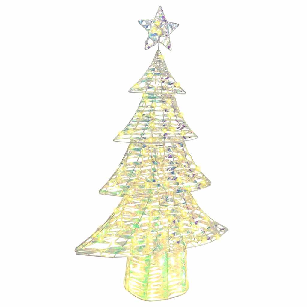 VidaXL Sapin de Noël avec 160 LED blanc chaud 150 cm