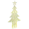 VidaXL Sapin de Noël avec 240 LED blanc chaud 181 cm