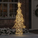 VidaXL Sapin de Noël avec 240 LED blanc chaud 181 cm