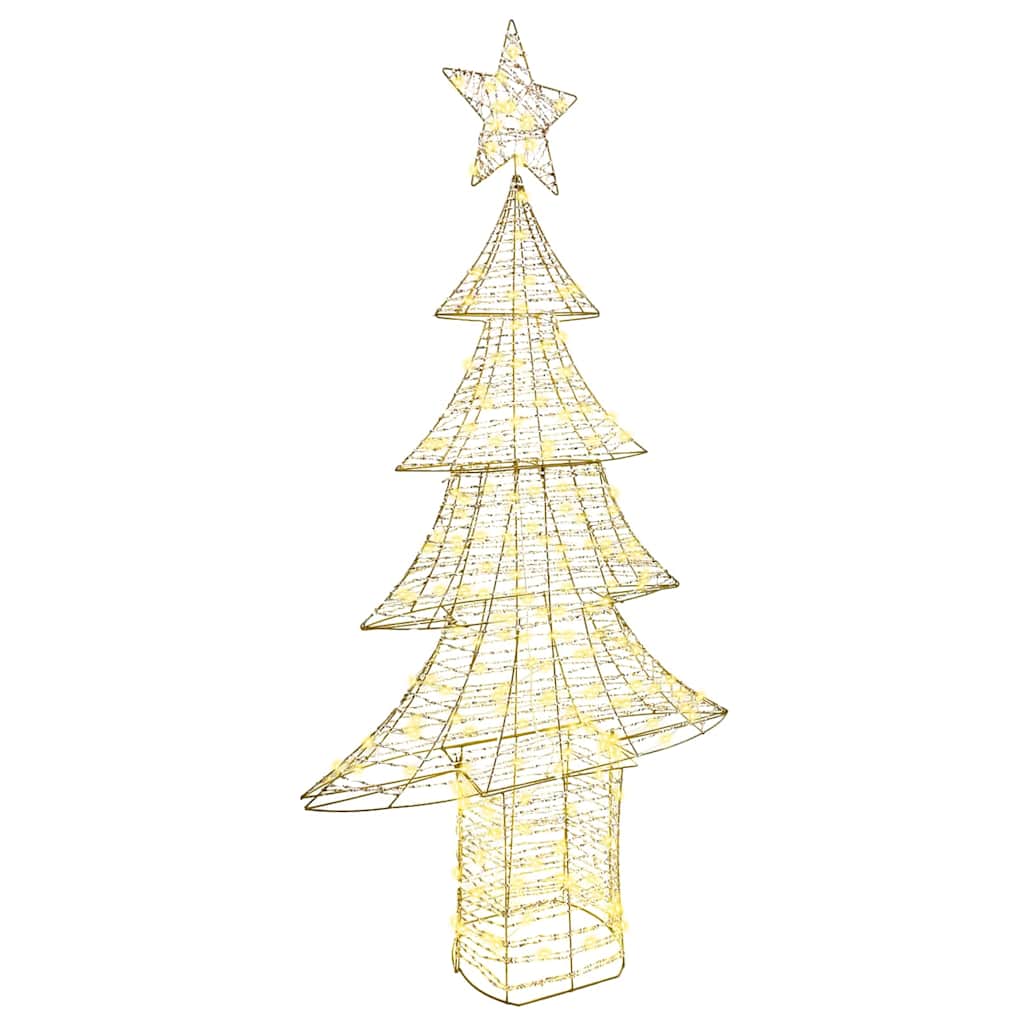 VidaXL Sapin de Noël avec 240 LED blanc chaud 181 cm