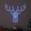 Vidaxx tête de cerf avec 140 LED bleu 68 x 36,5 x 62,5 cm acrylique