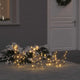 Vidaxx traîneau à tirer en forme de renne avec 160 LED blanc chaud 53 x 28 x 33 cm en rotin